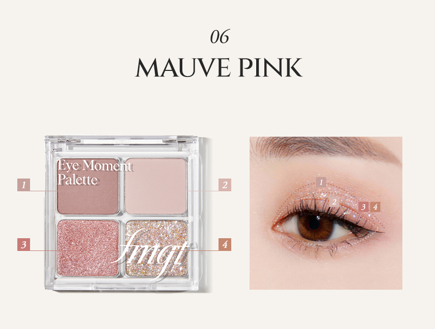 FMGT Eye Moment Palette 06 Mauve Pink